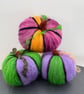 Trio of Felted Pumpkins 