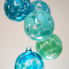 Robins Egg,Blown Glass Bauble , Light Catcher