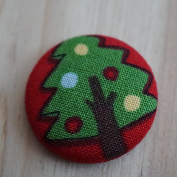  Christmas Tree Fabric Badge