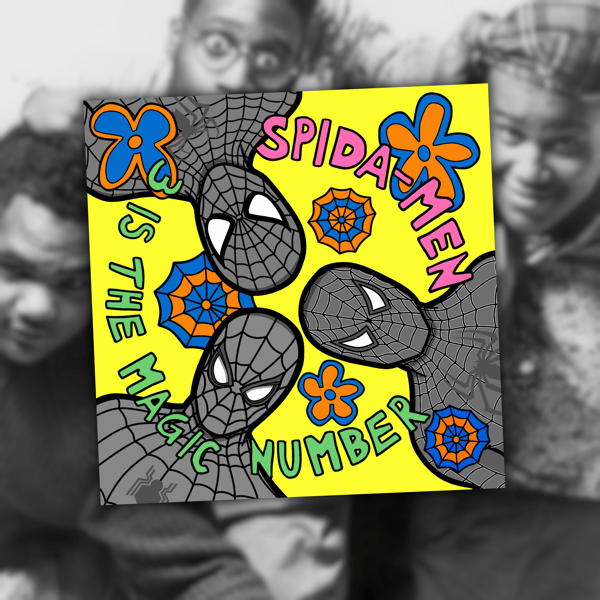 Spider-Man x De La Soul Album Art Mash-Up Print