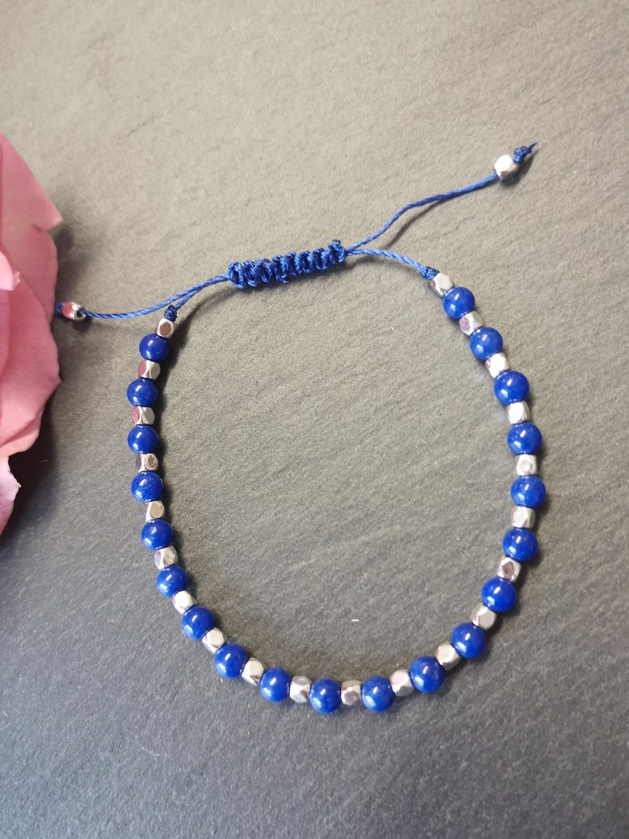 Blue Gemstone Bracelet 
