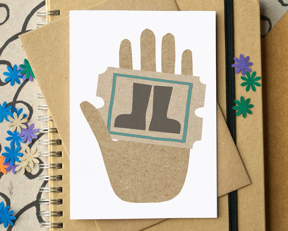 Card for Festival Ticket - Cards for Unwrappable Gifts