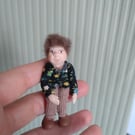 Handmade 1:24 scale doll 