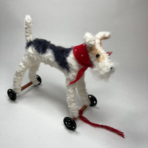 Fox Terrier “Bob” - on Wheels. 