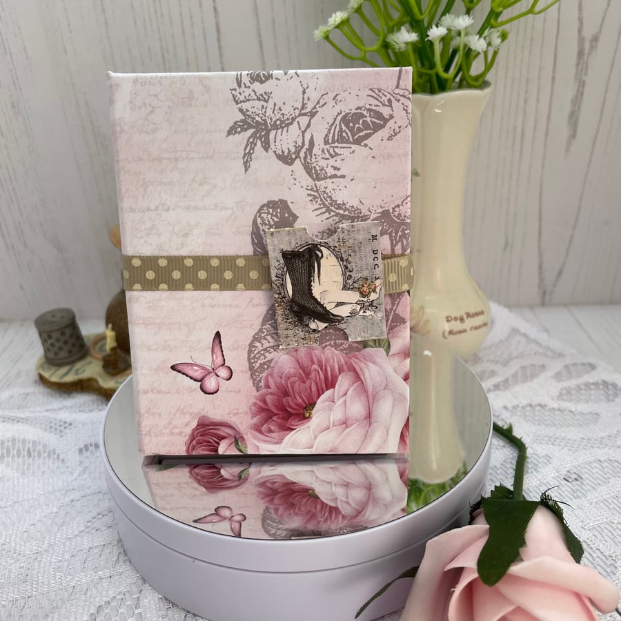 Floral mini notepad folder PB16