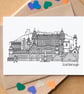 Scarborough Skyline Greetings Card - Image 1