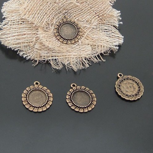 bronze cameo/cabochon settings