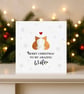 Fox Love Wife Christmas Card, Christmas Card For Wife. - Image 1