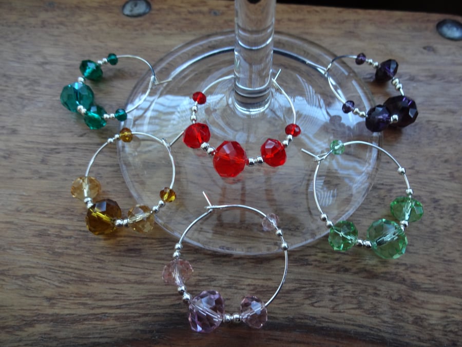 Wine Glass Charms   (free UK postage)