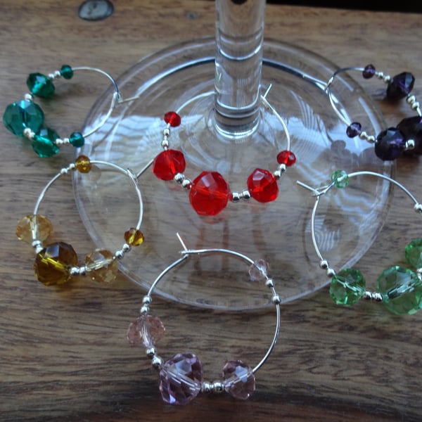 Wine Glass Charms   (free UK postage)