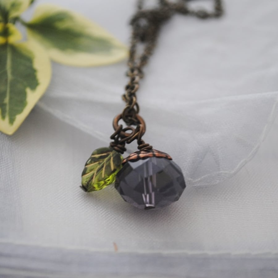 Sale-Titania crystal necklace
