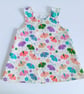 12-18 months dress, Summer dress, A Line dress, butterflies, dress, pinafore  - Image 1