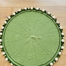 Crochet blanket with 30 Jasmines 