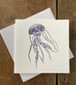 Jellyfish greetings card - perfectly imperfect blank birthday