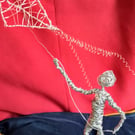 Let's go fly a kite up to the highest height.. figure made out of wire .