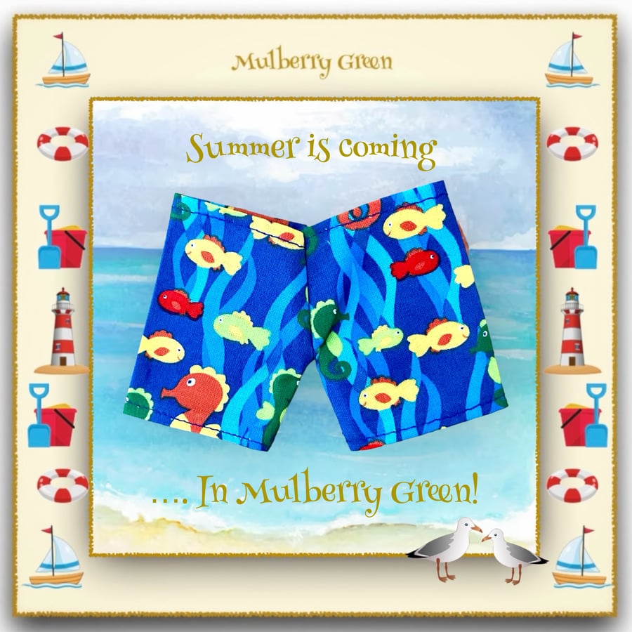 Little Fishes Swim Shorts