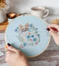 Floral Fox Stick & Stitch Embroidery Pack - Image 2