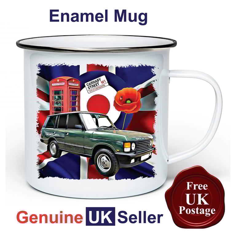 Unofficial Range Rover Mug, Camping Mug, Hiking Mug, Fishing Mug, Outdoor Mug,