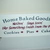 shabby chic home baked goodies plaque