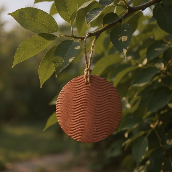 Waves Terracotta Hanging Aromatherapy Diffuser