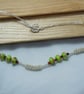 Artisan Lampwork beads & handmade spiralled wire necklace - Image 1