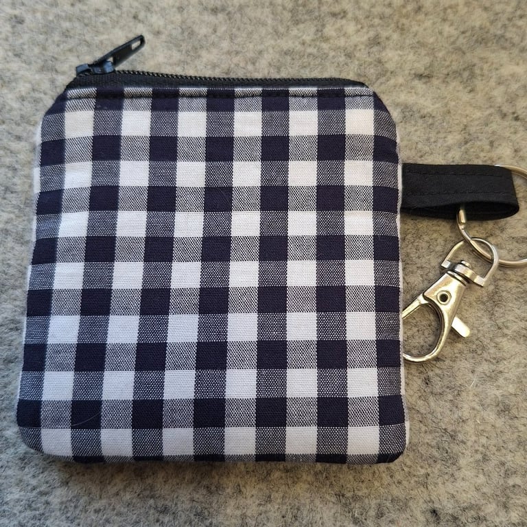 Mini Coin Purse, Mini Zip Purse, Keyring Coin Purse