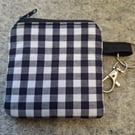 Mini Coin Purse, Mini Zip Purse, Keyring Coin Purse