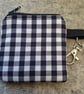 Mini Coin Purse, Mini Zip Purse, Keyring Coin Purse