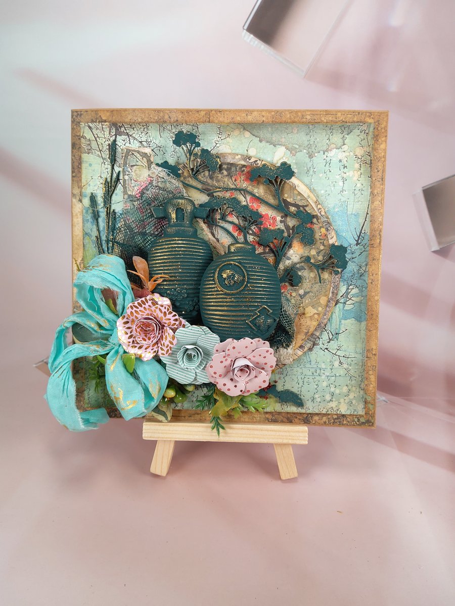 Handmade 3D Mixed Media Card (74)