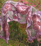 Handmade Nuno Felted Silk Scarf – Lightweight Floral Design - Image 7