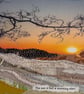 The sun is but a morning star, textile art