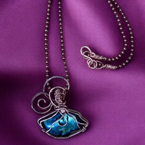 Oxidised Copper Eye of Horus Pendant Necklace - NEW Egyptian Collection 