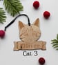 Personalised Christmas Cat Decoration - Image 4