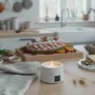 Handmade Stoneware Candle Holder & Coconut Wax Refill Inspired by the New Forest