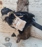 The robber crow handmade soft sculpture hanging textile art - Image 1