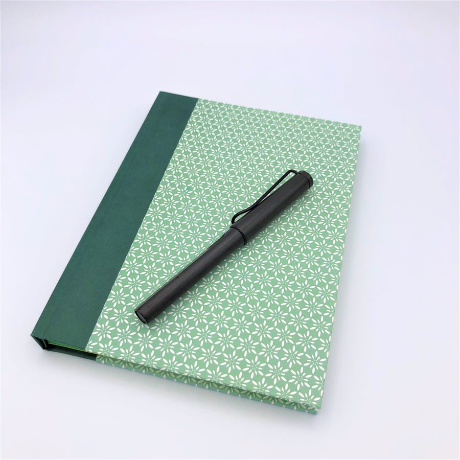Classic A5 notebook journal - hand bound hardback