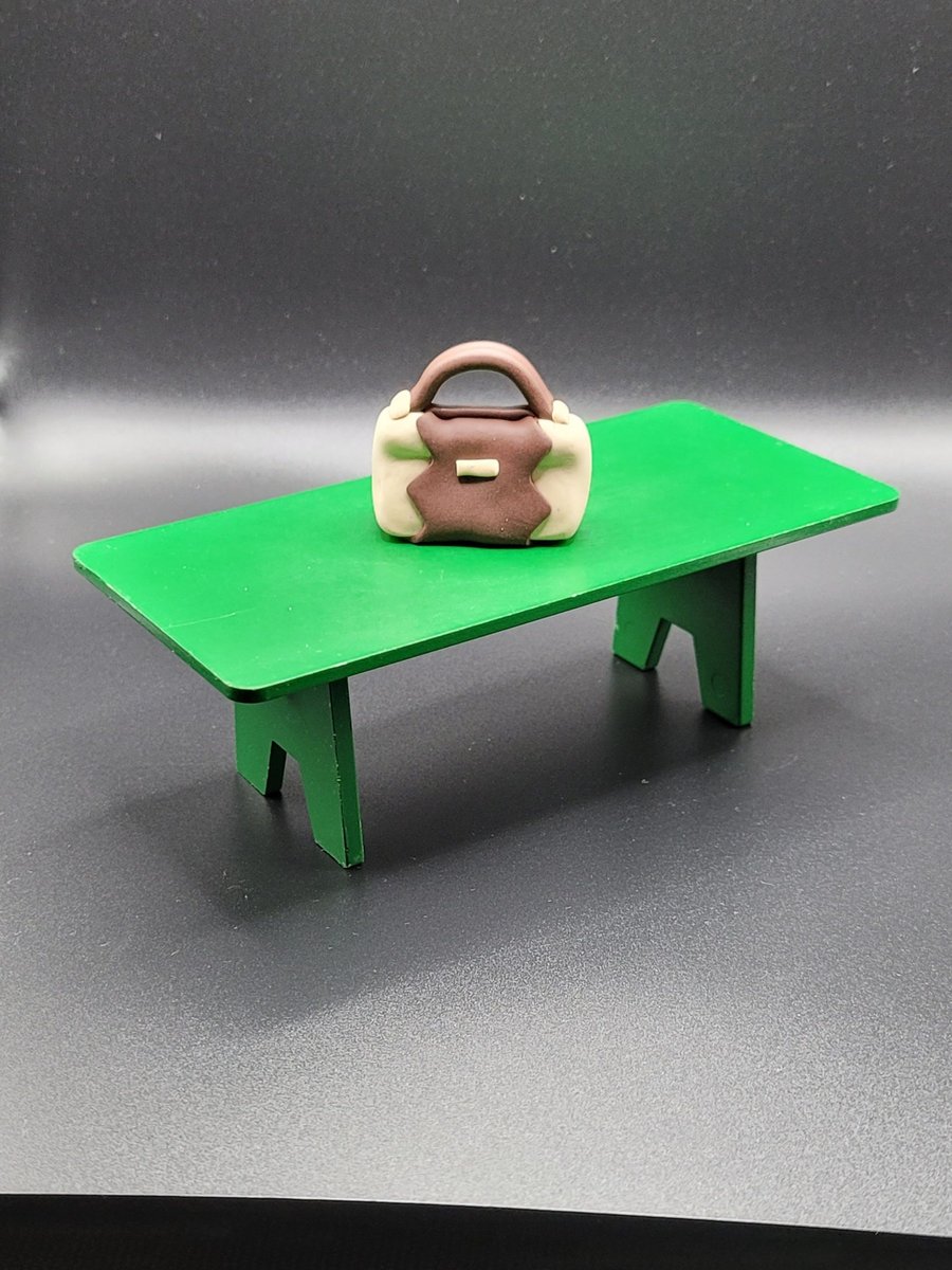 Polymer clay handbag 112 scale miniature novelty gift