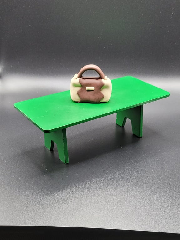 Polymer clay handbag 112 scale miniature novelty gift