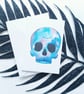 Skull card pack. 10 pack of mini skull cards. A7 size, with envelopes  - Image 1