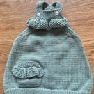 Knitted baby pinafore 