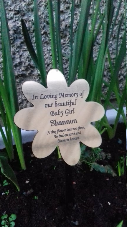  Remembrance Marker Cemetery Grave Plaque Tree dedication Marker Grave ornament
