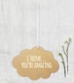 You're Amazing Personalised Gift Boxed Mini Plaque - Image 2