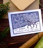 Magpie and Zebra Cards - Set of 2 - READY TO SHIP - Image 2