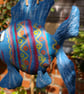 Felted Wool Decorative Fish Pillow - Image 2