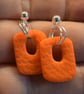 Small Rectangle Drop Earrings - Image 8