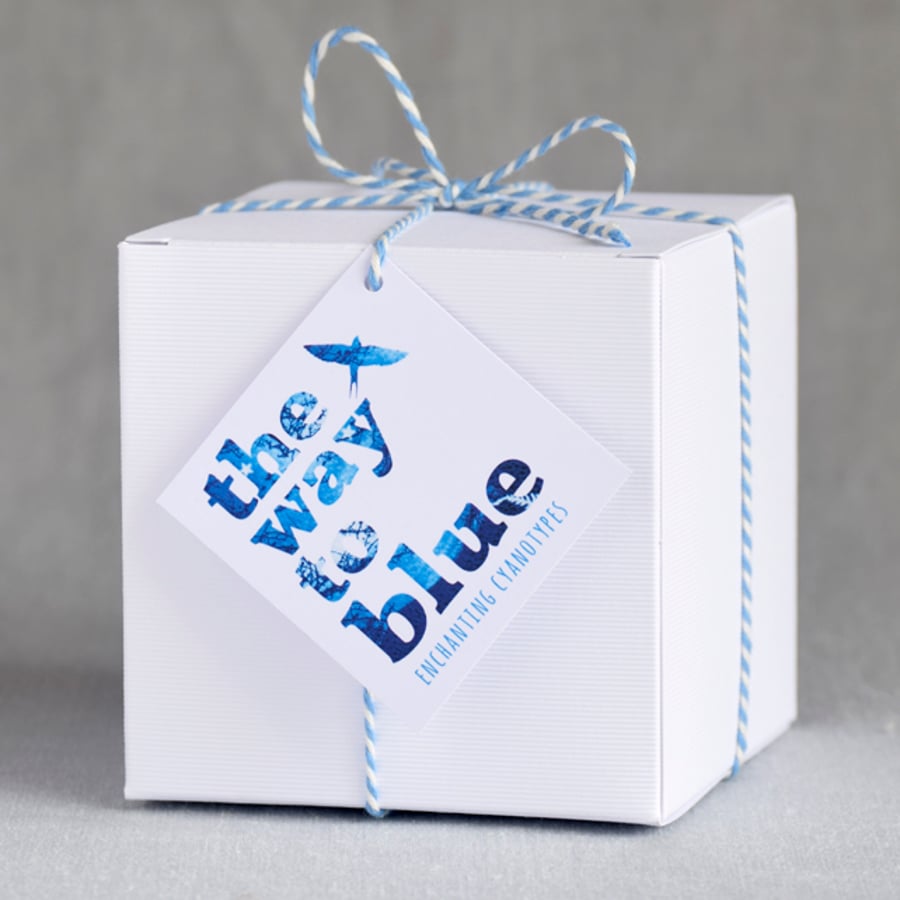 Gift Box for The Way to Blue Cyanotype Candle Holders