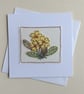 Embroidered Primrose Card - Image 1