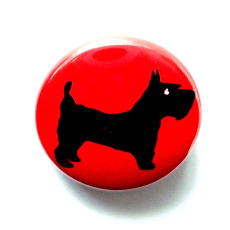 Scottish Terrier Dog Badge