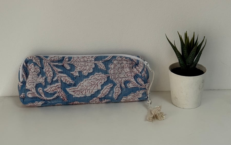 Handmade quilted Pencil Case
