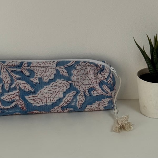 Handmade quilted Pencil Case